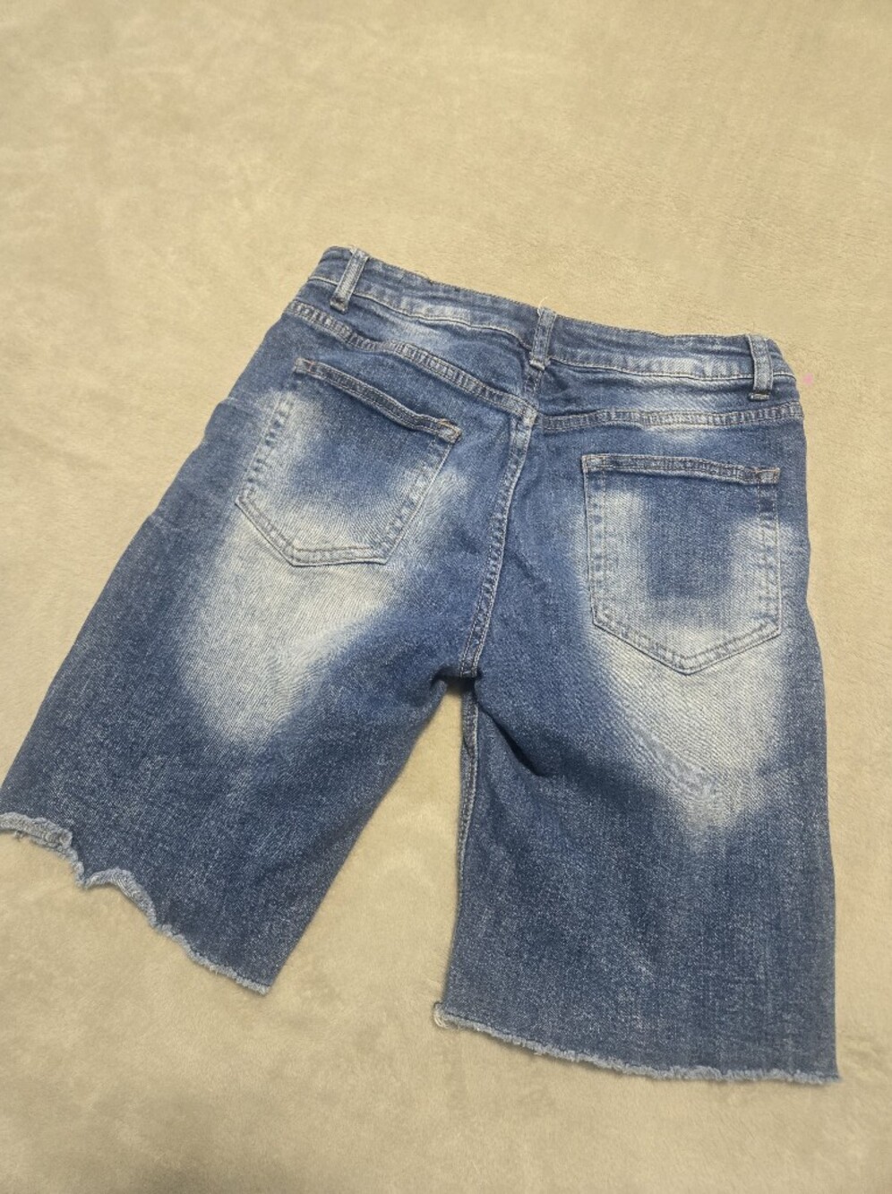 Carbon 2 Kobalt Distressed Denim Jean Shorts Mens Size 30 Inseam 11" - Picture 2 of 8